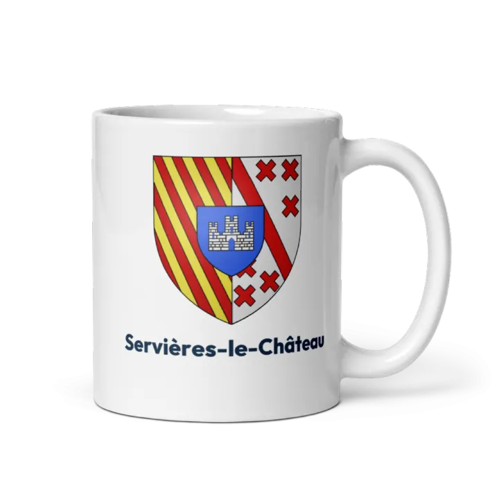 Mug blason de Servières-le-Château