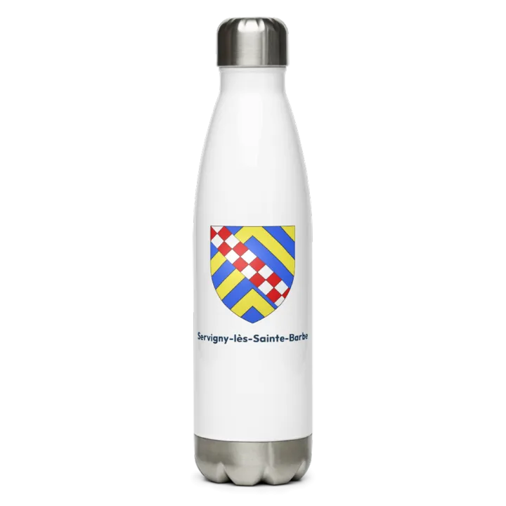 Gourde inox blason de Servigny-lès-Sainte-Barbe