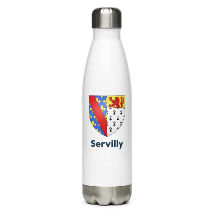 Gourde inox blason de Servilly