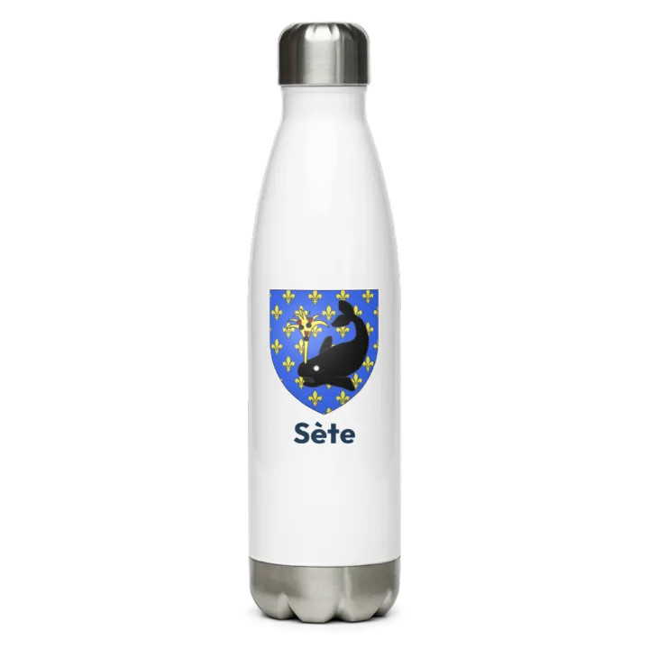 Gourde inox blason de Sète