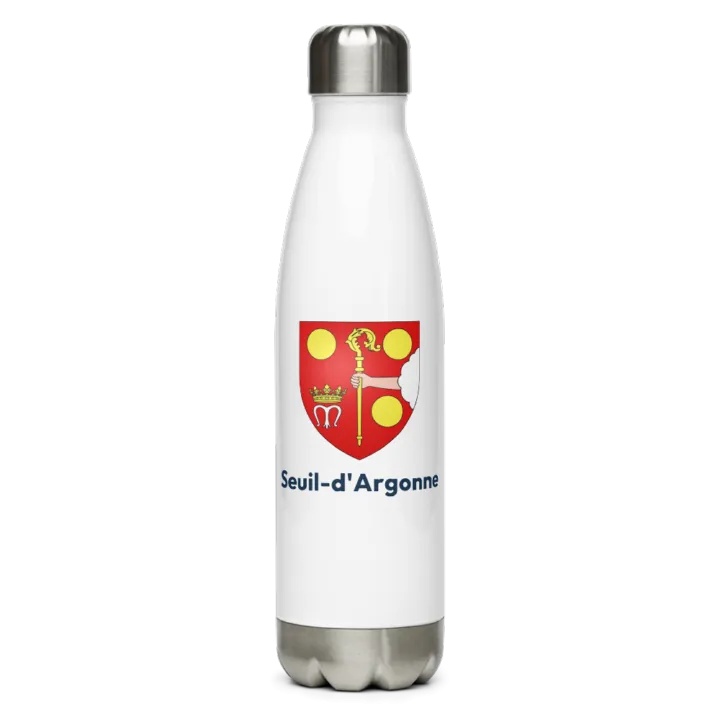 Gourde inox blason de Seuil-d'Argonne
