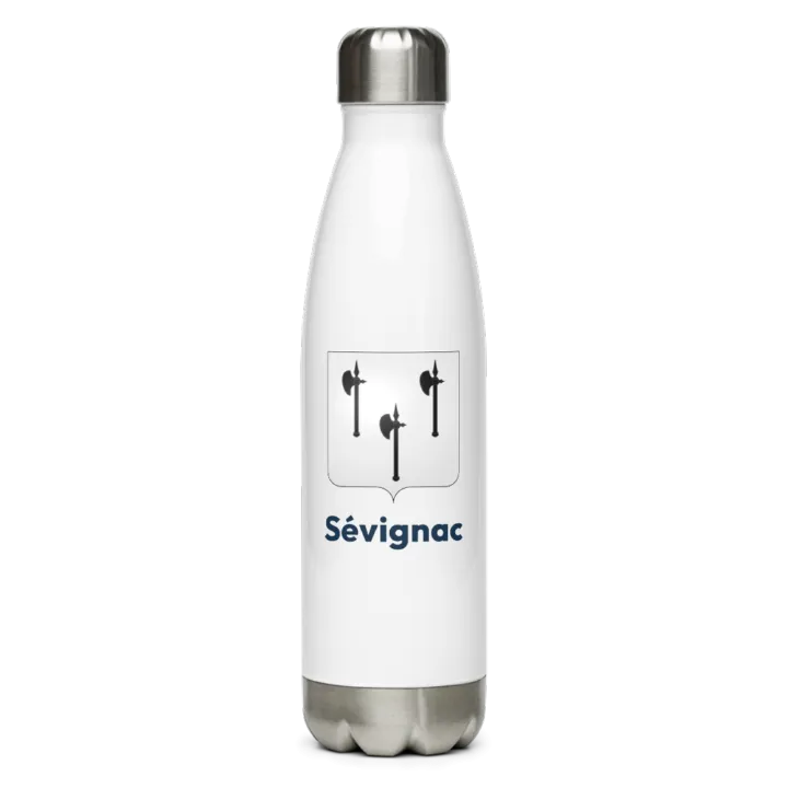 Gourde inox blason de Sévignac