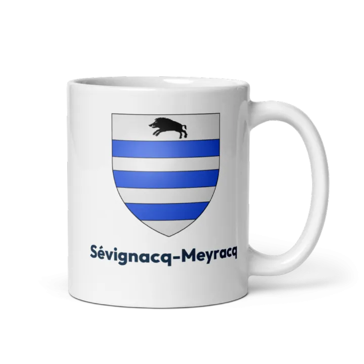 Mug blason de Sévignacq-Meyracq