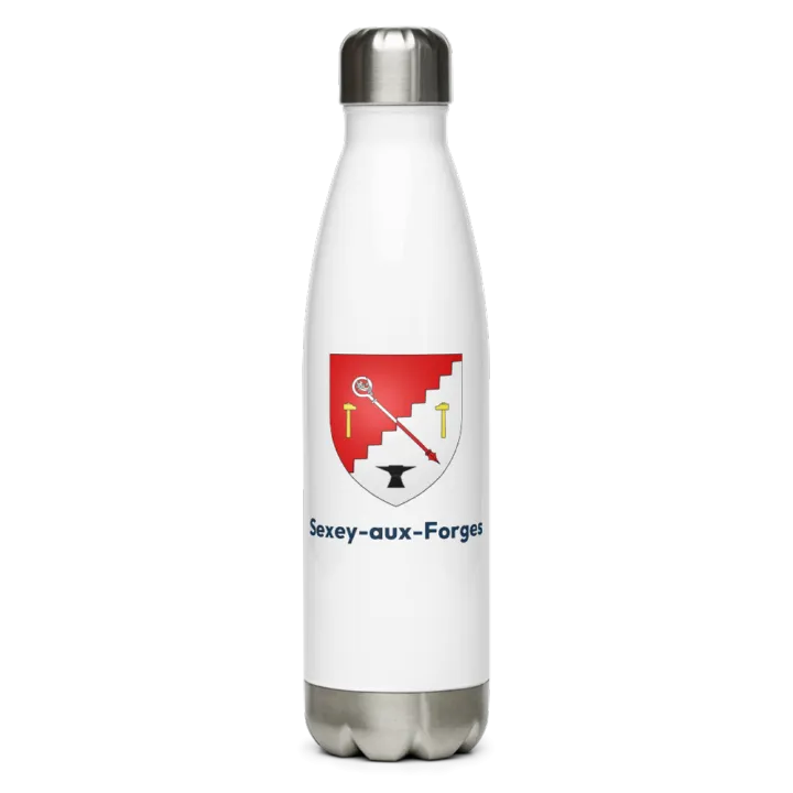 Gourde inox blason de Sexey-aux-Forges