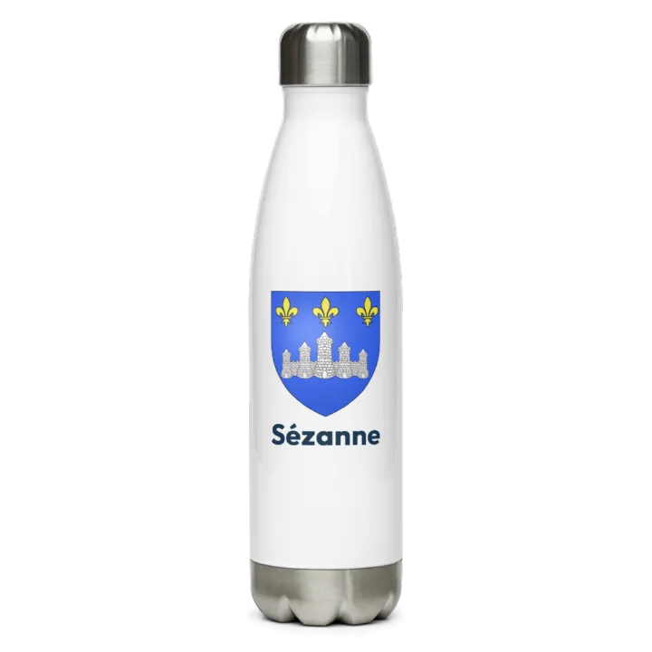 Gourde inox blason de Sézanne