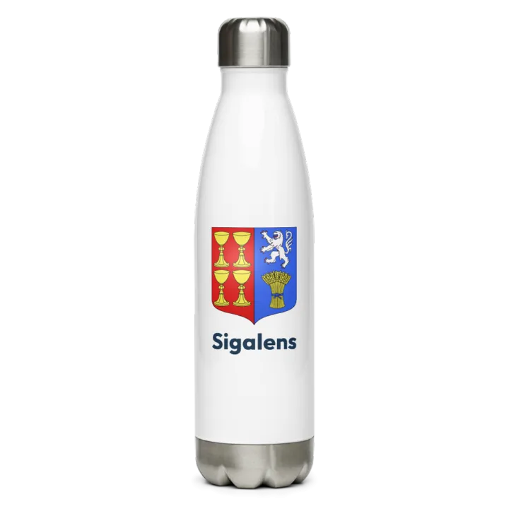 Gourde inox blason de Sigalens