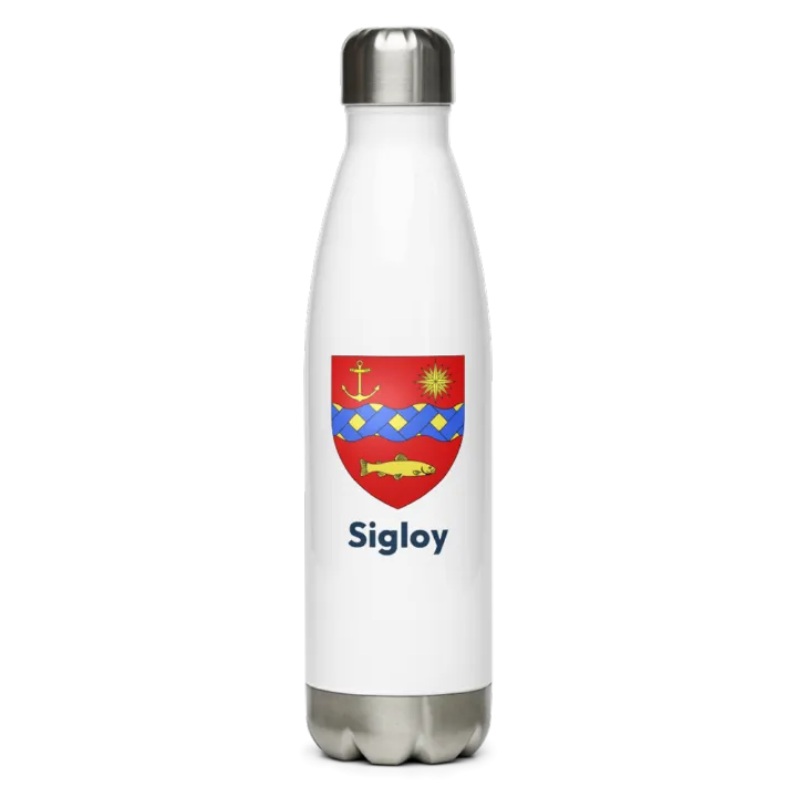 Gourde inox blason de Sigloy