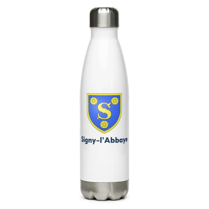 Gourde inox — blason de Signy-l'Abbaye