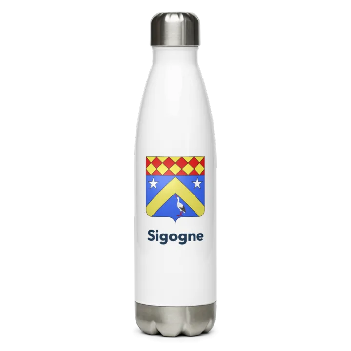 Gourde inox blason de Sigogne