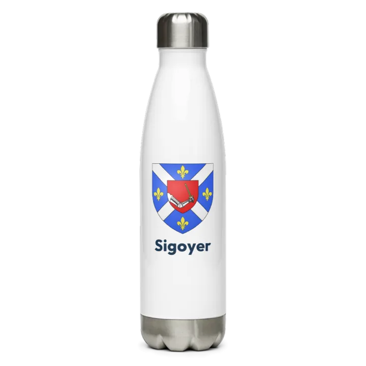 Gourde inox blason de Sigoyer
