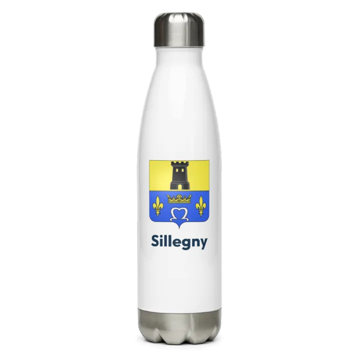 Gourde inox blason de Sillegny