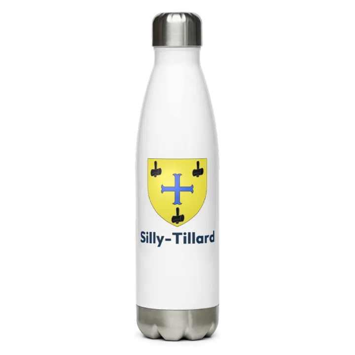 Gourde inox blason de Silly-Tillard