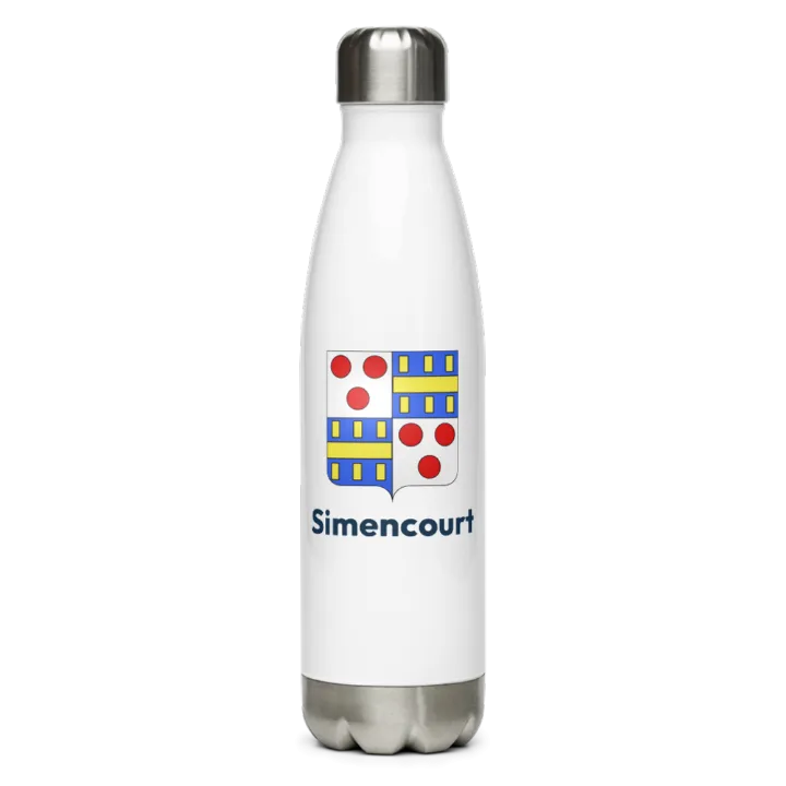 Gourde inox blason de Simencourt