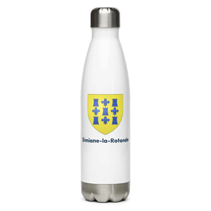 Gourde inox blason de Simiane-la-Rotonde