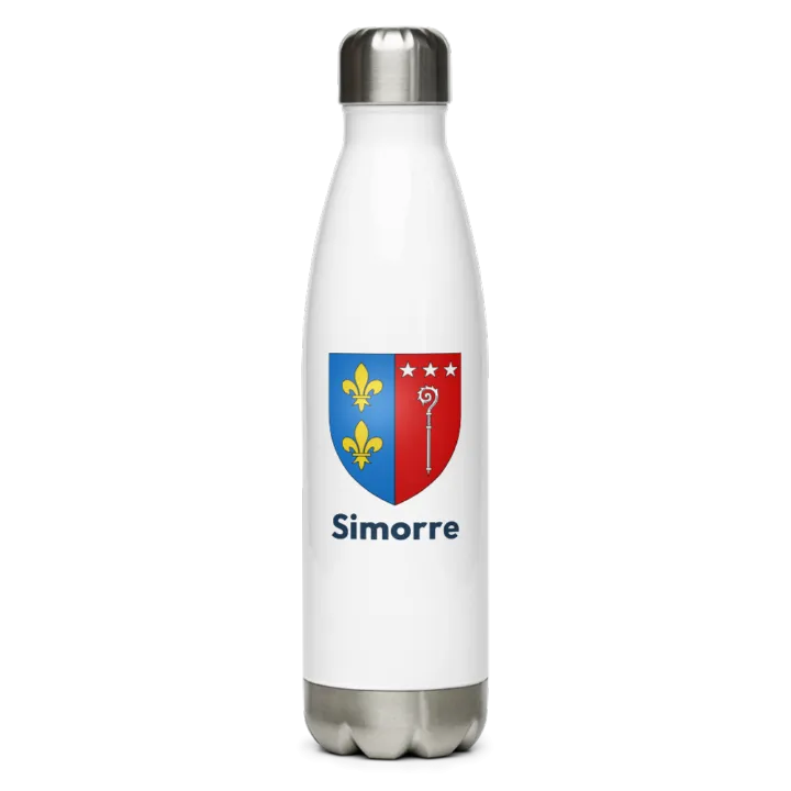 Gourde inox blason de Simorre