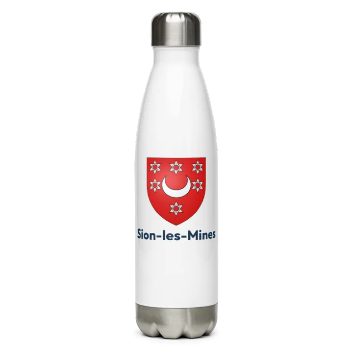 Gourde inox blason de Sion-les-Mines