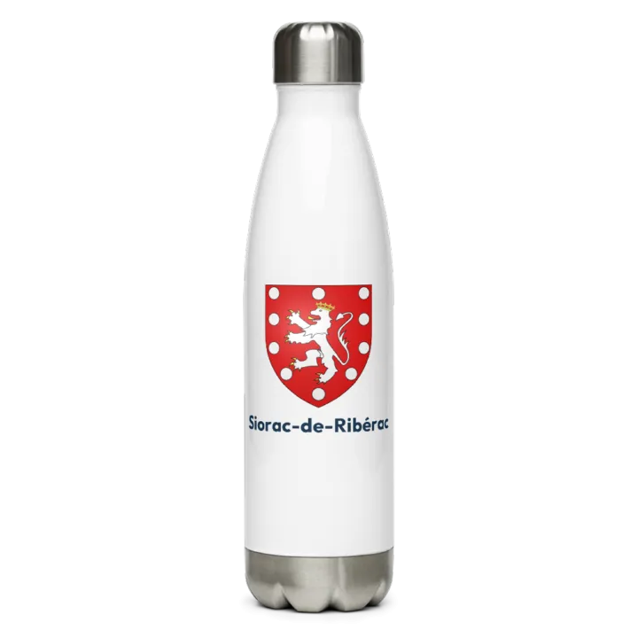 Gourde inox blason de Siorac-de-Ribérac