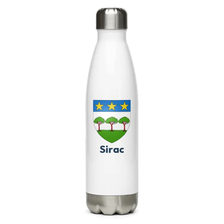 Gourde inox blason de Sirac