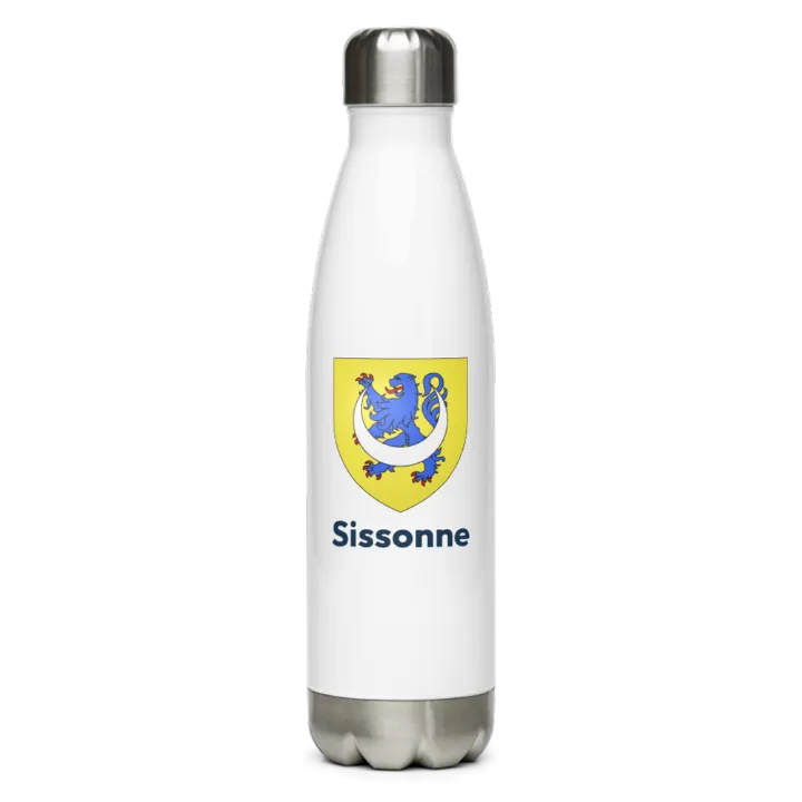 Gourde inox blason de Sissonne