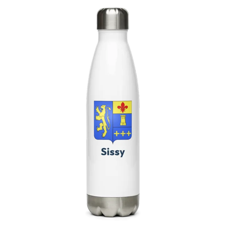 Gourde inox blason de Sissy