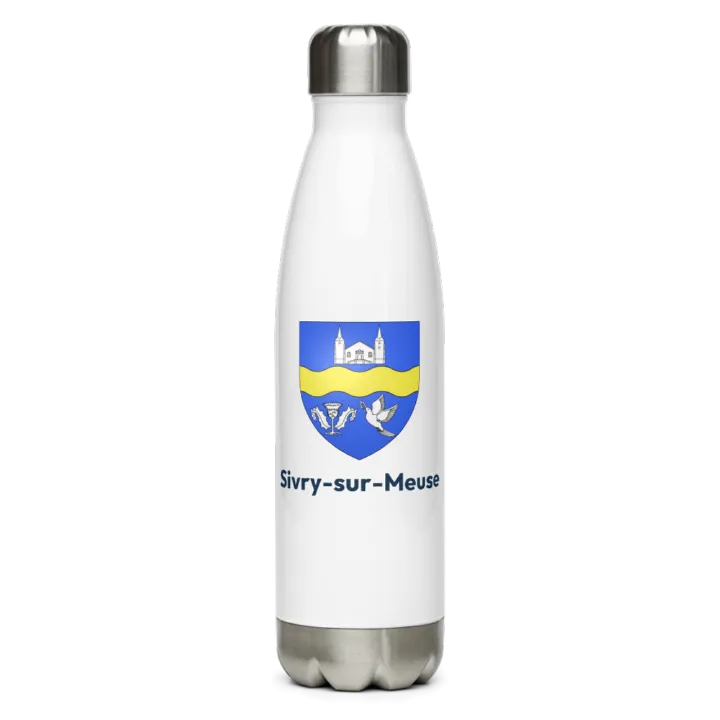 Gourde inox blason de Sivry-sur-Meuse