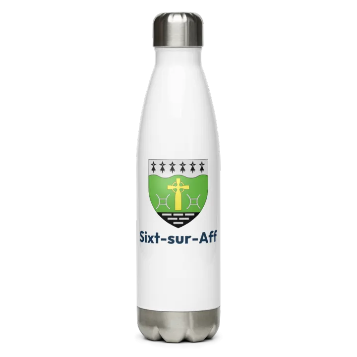 Gourde inox blason de Sixt-sur-Aff