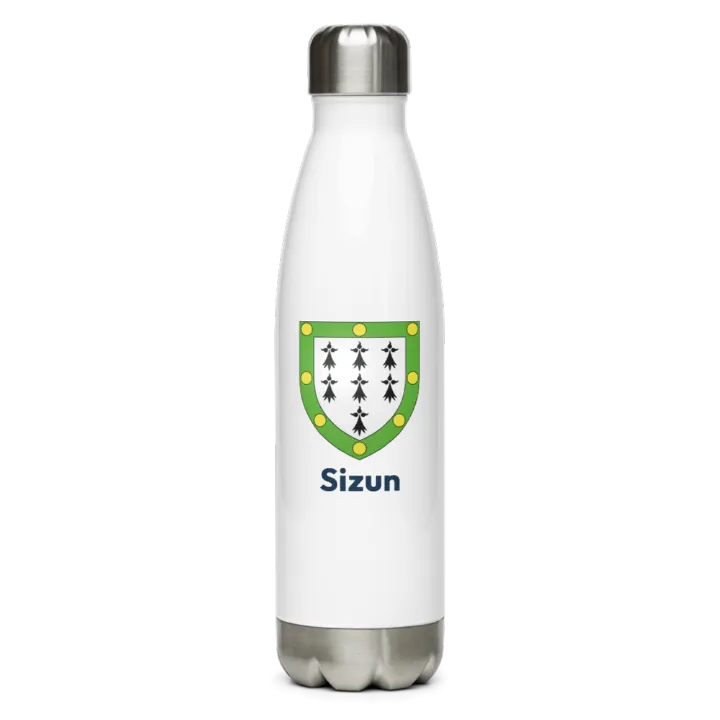Gourde inox blason de Sizun