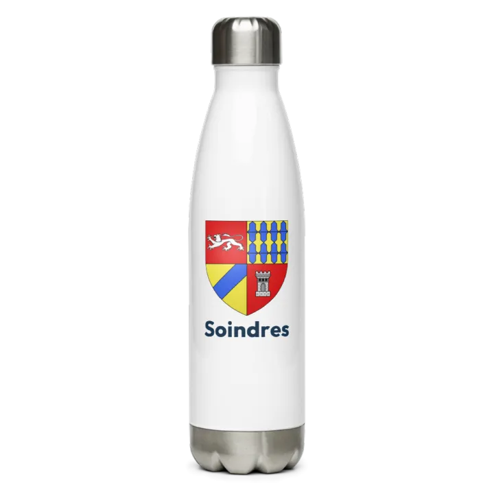 Gourde inox blason de Soindres