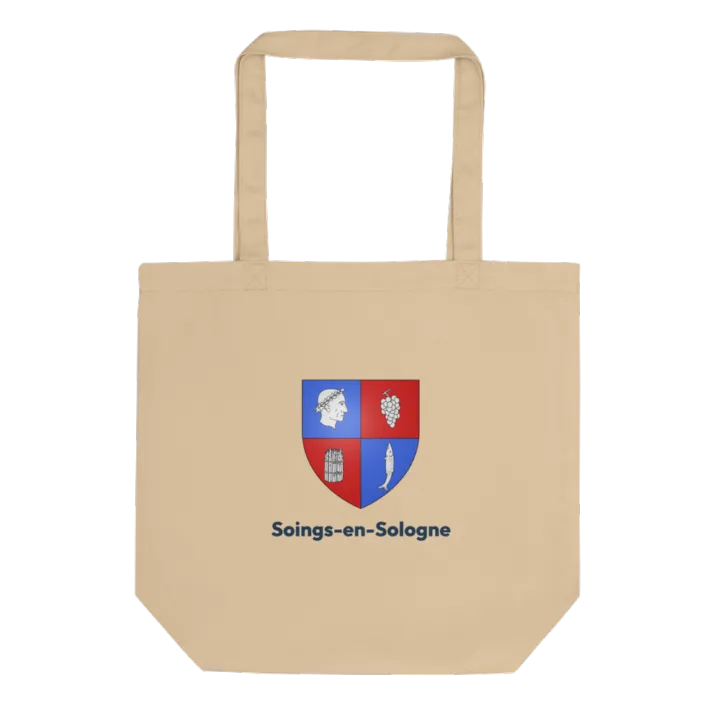Tote bag coton bio — blason de Soings-en-Sologne