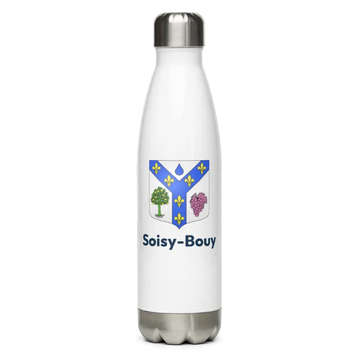 Gourde inox blason de Soisy-Bouy