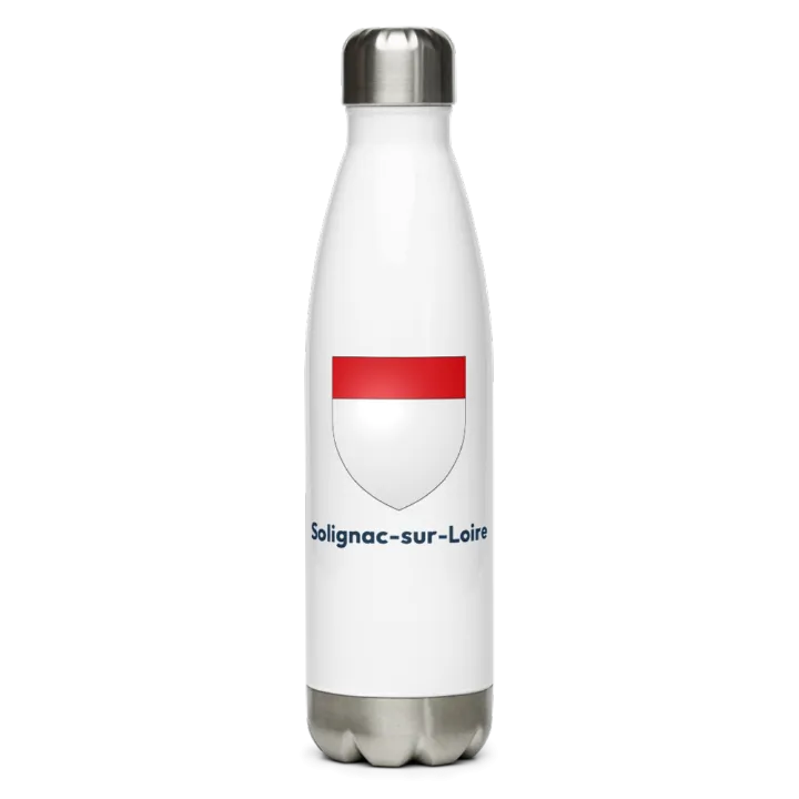 Gourde inox blason de Solignac-sur-Loire