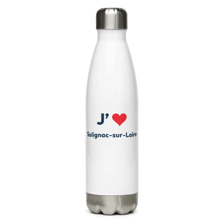 Gourde inox « J’❤ Solignac-sur-Loire »
