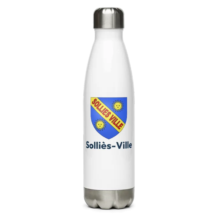 Gourde inox blason de Solliès-Ville