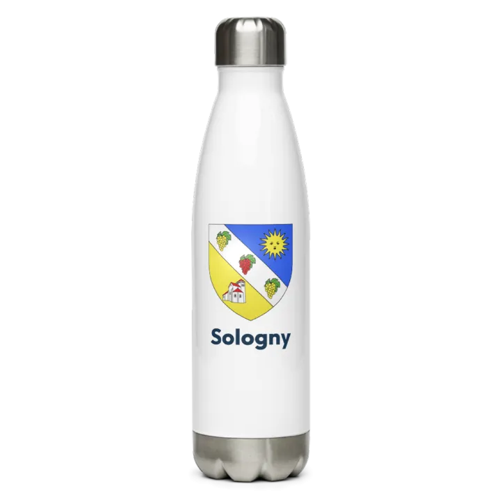 Gourde inox blason de Sologny