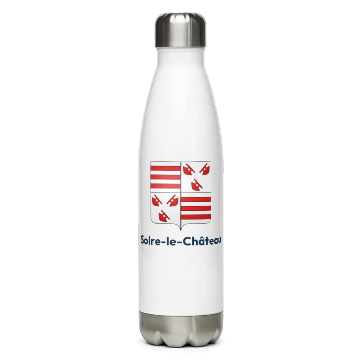 Gourde inox blason de Solre-le-Château