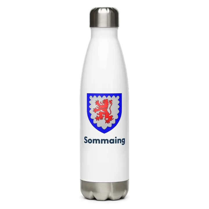 Gourde inox blason de Sommaing