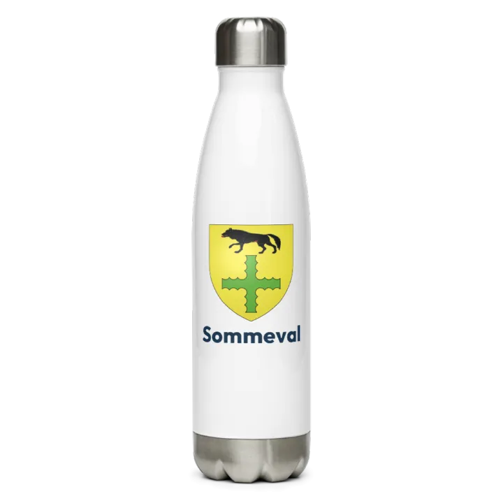 Gourde inox — blason de Sommeval