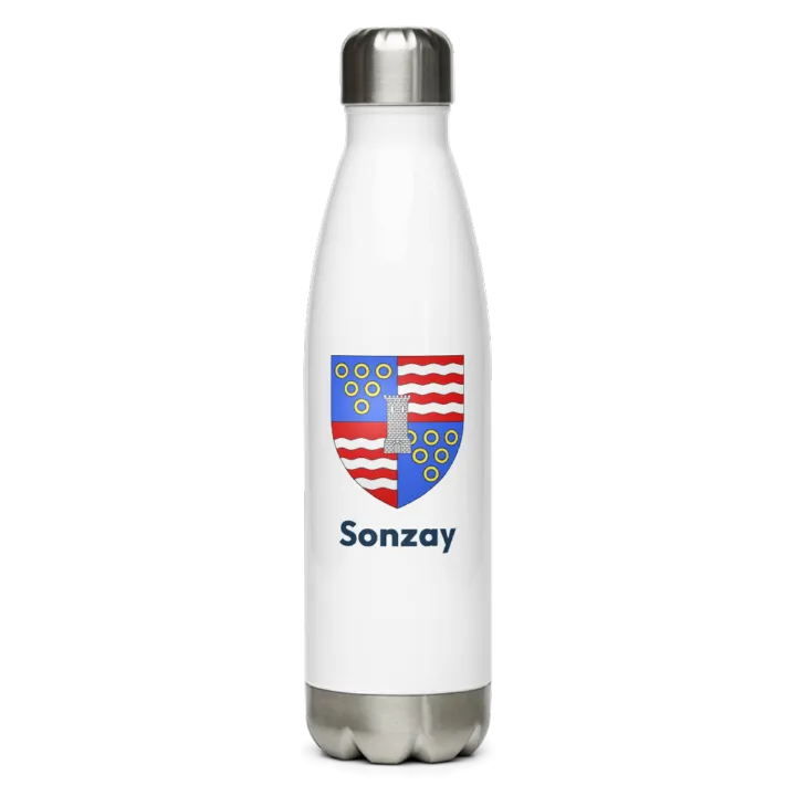 Gourde inox blason de Sonzay