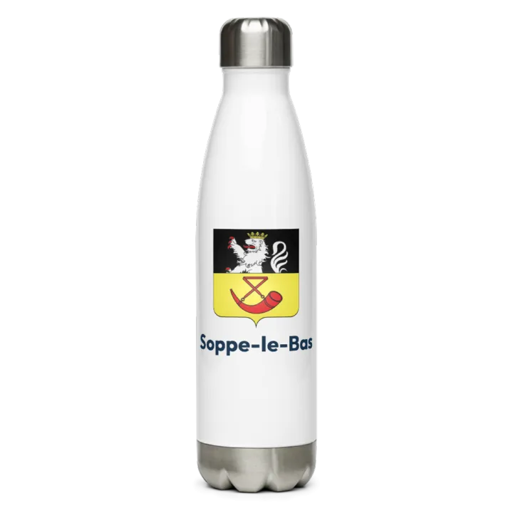 Gourde inox blason de Soppe-le-Bas