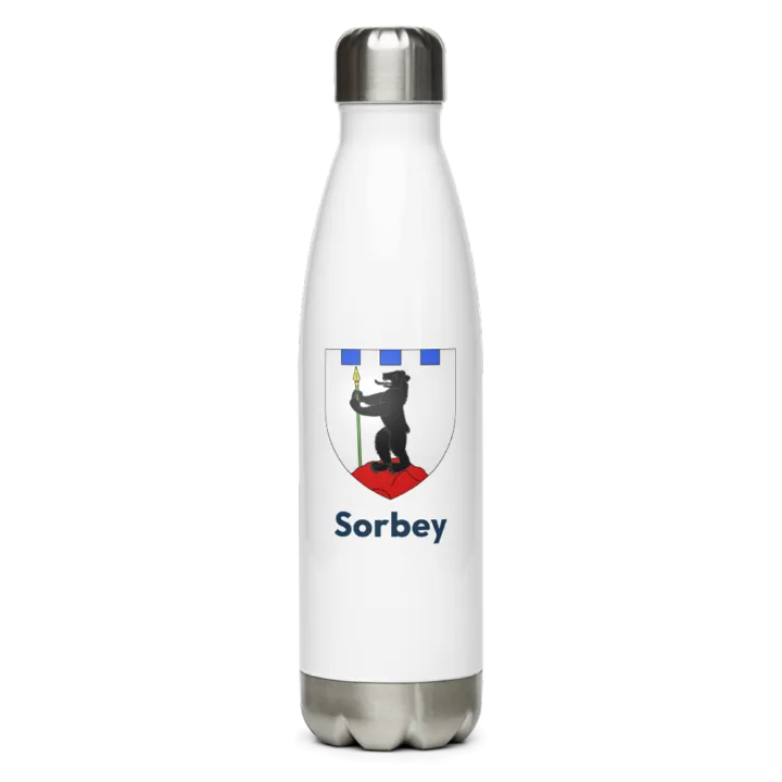 Gourde inox blason de Sorbey