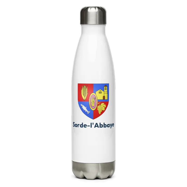 Gourde inox blason de Sorde-l'Abbaye
