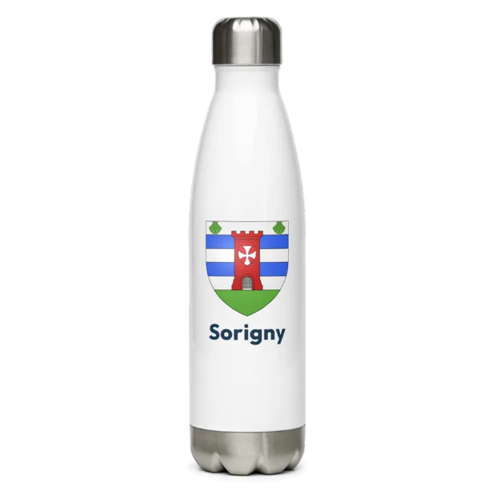 Gourde inox blason de Sorigny