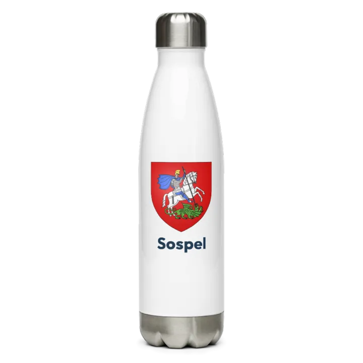 Gourde inox blason de Sospel