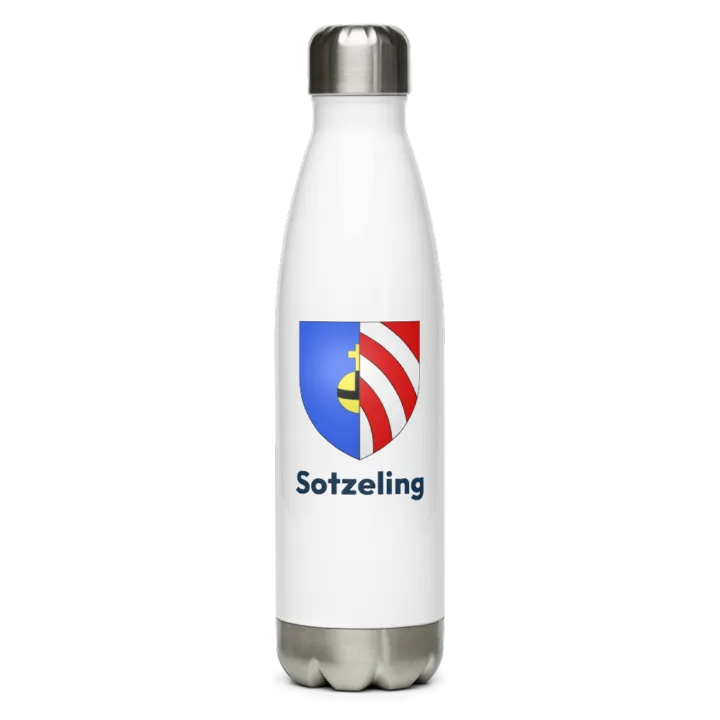 Gourde inox blason de Sotzeling