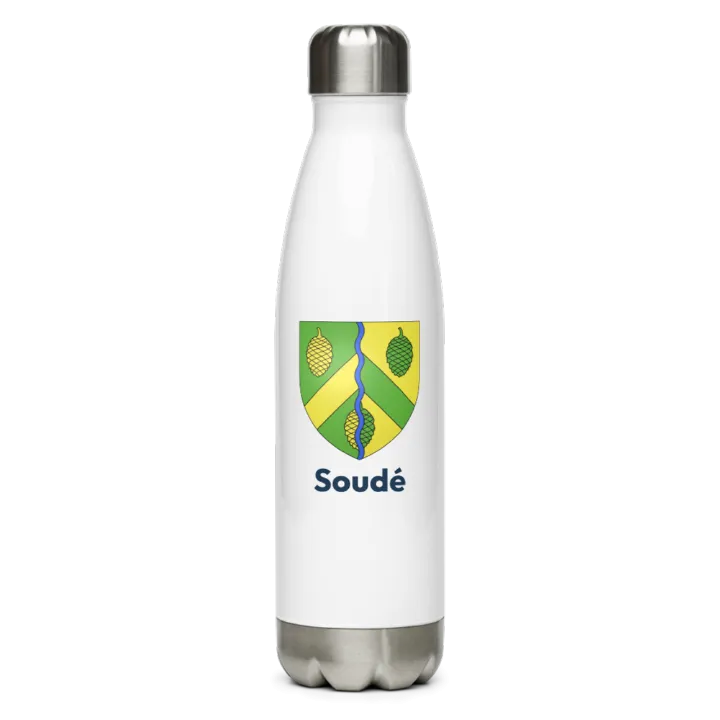 Gourde inox blason de Soudé