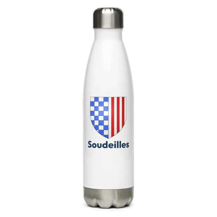Gourde inox blason de Soudeilles