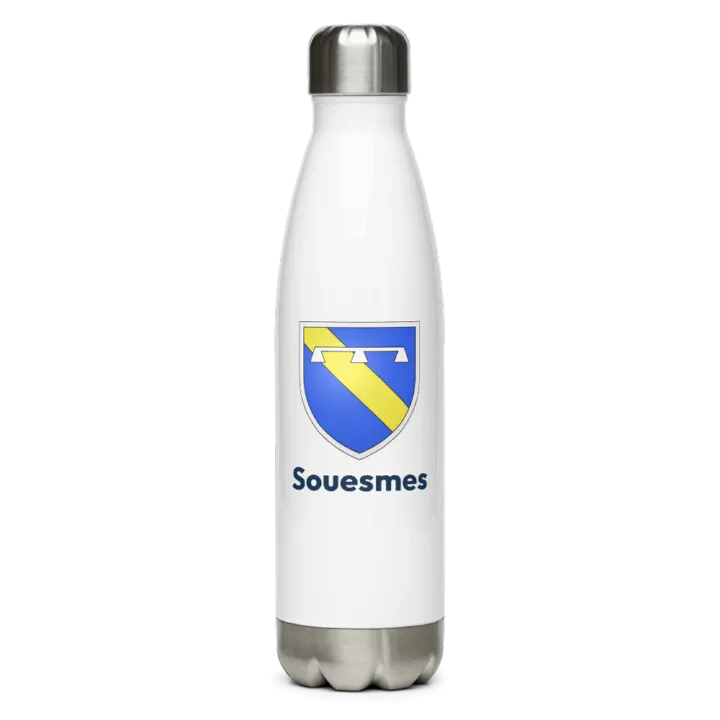 Gourde inox blason de Souesmes