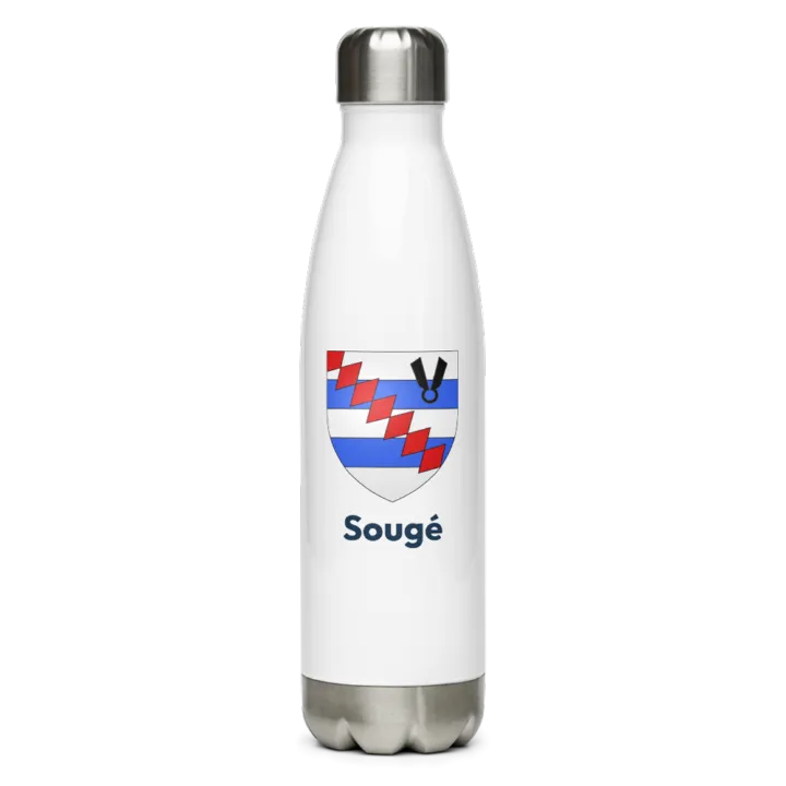 Gourde inox blason de Sougé