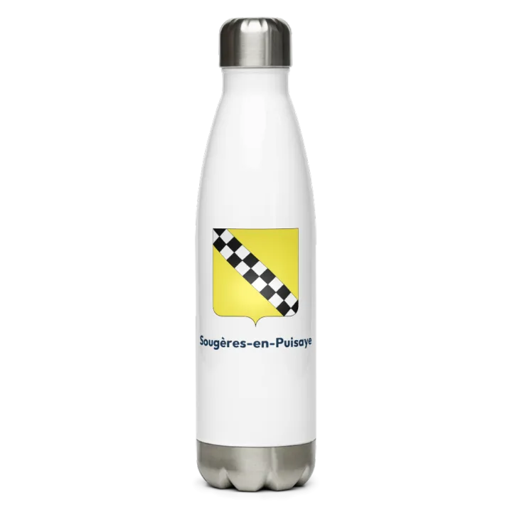 Gourde inox blason de Sougères-en-Puisaye