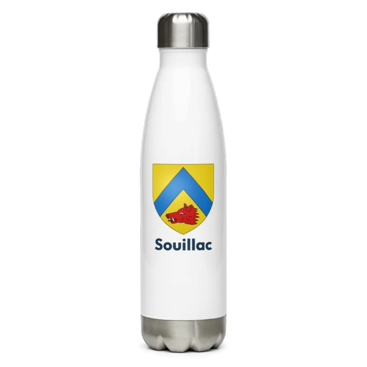 Gourde inox blason de Souillac